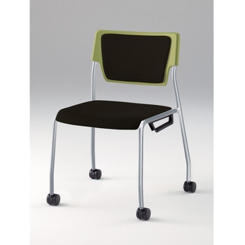 エレックSCチェア 4号 背座パッド付 ウレタンキャスタータイプ PV張地<配送時組立サービス付> イトーキ