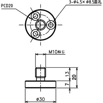 木床用丸座 - 中西産業