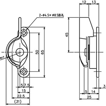 シングルロック・クレセント 中西産業