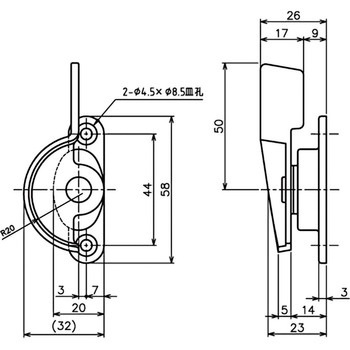 シングルロック・クレセント 中西産業