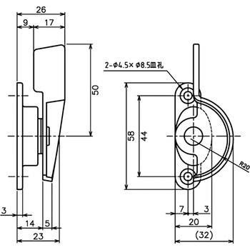 シングルロック・クレセント 中西産業