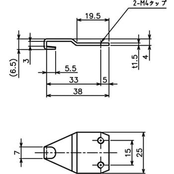 NS-244 クレセント受ケ 1個 中西産業 【通販モノタロウ】