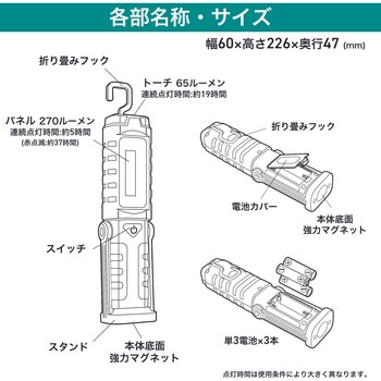 LEDワークライト ELPA