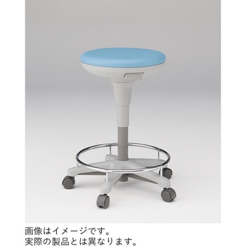 サポートスツール2 足掛け付 グライド脚 張地DL<配送時組立サービス付> イトーキ