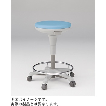 サポートスツール2 足掛け付 グライド脚 張地DL<配送時組立サービス付> イトーキ