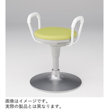 サポートスツール2 肘付 グライド脚 張地DL<配送時組立サービス付> イトーキ