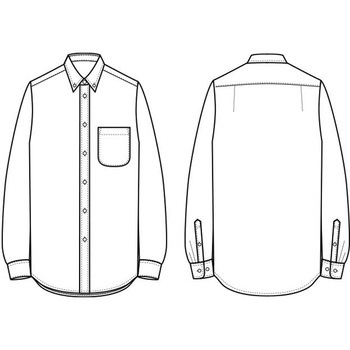 男女兼用長袖ボタンダウンシャツ セブンユニフォーム