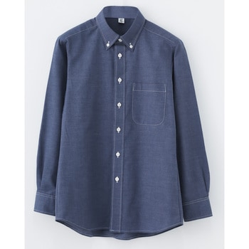 男女兼用長袖ボタンダウンシャツ セブンユニフォーム