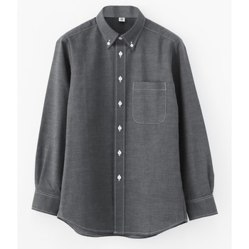 男女兼用長袖ボタンダウンシャツ セブンユニフォーム