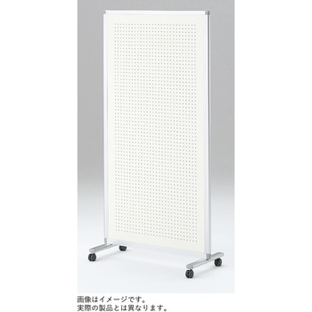 スクリーンパネルKタイプ 1連 有孔ボードパネル アジャスター付(単独用)<配送時組立サービス付> イトーキ