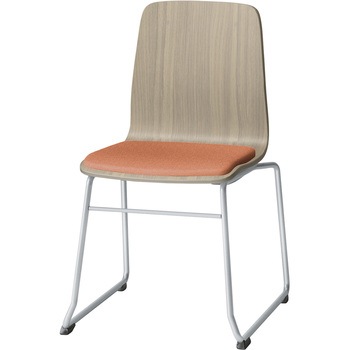 スコーレチェア ループ脚 座パッドタイプ 張地D<配送時組立サービス付> イトーキ