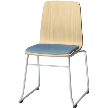 スコーレチェア ループ脚 座パッドタイプ 張地D<配送時組立サービス付> イトーキ