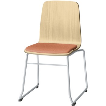 スコーレチェア ループ脚 座パッドタイプ 張地D<配送時組立サービス付> イトーキ