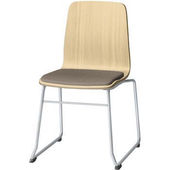 スコーレチェア ループ脚 座パッドタイプ 張地D<配送時組立サービス付> イトーキ