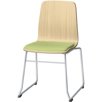 スコーレチェア ループ脚 座パッドタイプ 張地D<配送時組立サービス付> イトーキ