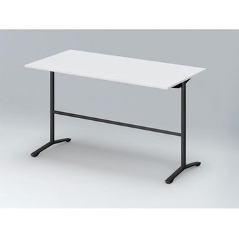 ホバーテーブル ハイタイプ T脚角型 塗装脚 配線なし 1800×900<配送時組立サービス付> イトーキ