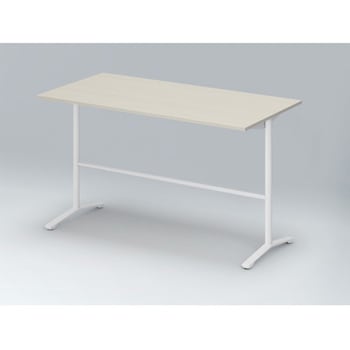 ホバーテーブル ハイタイプ T脚角型 塗装脚 配線なし 1800×900<配送時組立サービス付> イトーキ