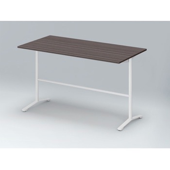 ホバーテーブル ハイタイプ T脚角型 塗装脚 配線なし 1800×900<配送時組立サービス付> イトーキ