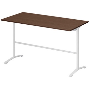 ホバーテーブル ハイタイプ T脚角型 塗装脚 配線なし 1800×900<配送時組立サービス付> イトーキ