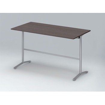 ホバーテーブル ハイタイプ T脚角型 塗装脚 配線なし 1800×900<配送時組立サービス付> イトーキ