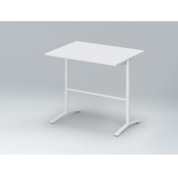 ホバーテーブル ハイタイプ T脚角型 塗装脚 配線対応キャップ 1200×900<配送時組立サービス付> - イトーキ