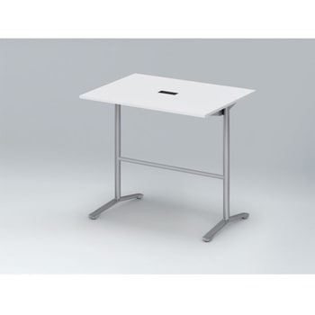 DDJH-129HHTA1ZL ホバーテーブル ハイタイプ T脚角型 塗装脚 配線対応キャップ 1200×900<配送時組立サービス付> イトーキ 82005780