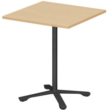 ホバーテーブル ハイタイプ 十字脚 正方形 塗装脚 750×750<配送時組立サービス付> イトーキ