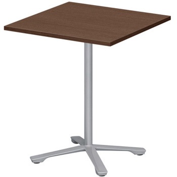 ホバーテーブル ハイタイプ 十字脚 正方形 塗装脚 750×750<配送時組立サービス付> イトーキ