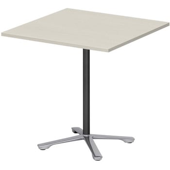 ホバーテーブル 昇降タイプ 十字脚 正方形 アルミミラー脚 900×900<配送時組立サービス付> イトーキ