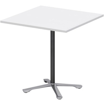 ホバーテーブル 昇降タイプ 十字脚 正方形 アルミミラー脚 900×900<配送時組立サービス付> イトーキ