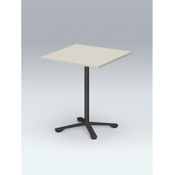 ホバーテーブル 昇降タイプ 十字脚 正方形 塗装脚 750×750<配送時組立サービス付> イトーキ