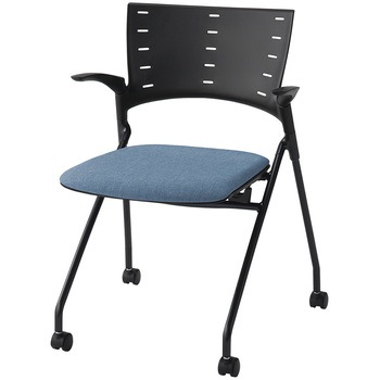 マノスチェア ネスティングタイプ 肘付 張地SA<配送時組立サービス付> イトーキ