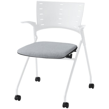 KLD-315SA-WWT7 マノスチェア ネスティングタイプ 肘付 張地SA<配送時組立サービス付> イトーキ 82022607