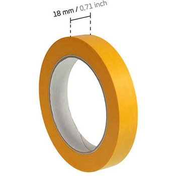 イエローWASHI (高品質な和紙製テープ)18mm YT24YW18 YELLOTOOLS