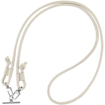 スマートフォン(汎用) ショルダーストラップ「SHOULTY MULTI STRAP」丸紐PUレザータイプ 長さ調整 首掛け 肩掛け LEPLUS NEXT