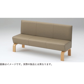 ロビーチェアSA 一般用2連ベンチ スリムタイプ<配送時組立サービス付> イトーキ