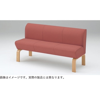 ロビーチェアSA ハイシート2連ベンチ<配送時組立サービス付> イトーキ