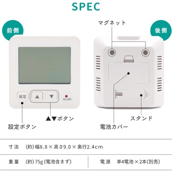 快適不快を知らせてくれる温湿度計 アイメディア