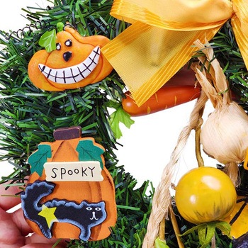 ハロウィン装飾品 ハロウィンリース ストア・エキスプレス