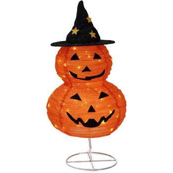 ハロウィン装飾品 LEDフォールディングパンプキン ストア・エキスプレス