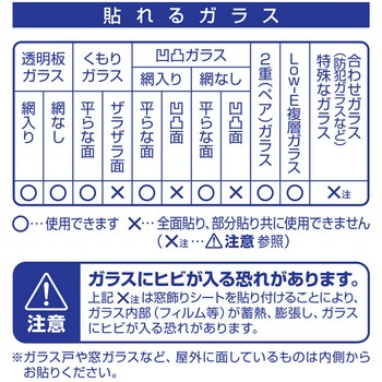 Low-Eガラス対応 窓飾りシート 明和グラビア
