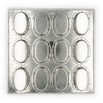 シルバー オーバル天板 シリコン付 松永製作所