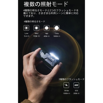 【E7】マグネット付マルチLEDライト WUBEN(ウーベン)