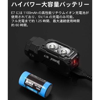 【E7】マグネット付マルチLEDライト WUBEN(ウーベン)