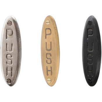 GALLUP(ギャラップ) Brass Products オーバル ドアサイン 7505-40 Brass Products(ブラス・プロダクツ)