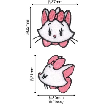ワッペン おしゃれキャット マリー パイオニア