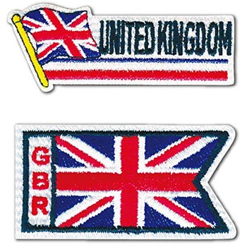 ワッペン 国旗/イギリス パイオニア