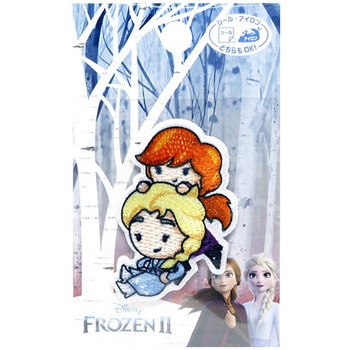 ワッペン アナと雪の女王2「アナ&エルサ」 パイオニア