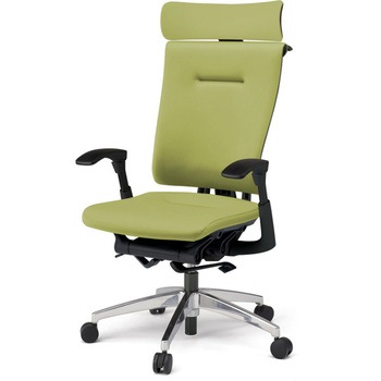 セレーオチェア エクストラハイバック セレクトタイプ 可動肘 ハンガー ビニールレザーDL ナイロンキャスター<配送時組立サービス付> - イトーキ