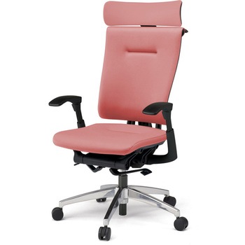 セレーオチェア エクストラハイバック セレクトタイプ 可動肘 ハンガー ビニールレザーDL ナイロンキャスター<配送時組立サービス付> - イトーキ